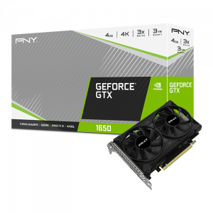 PNY GeForce GTX 1650 4GB GDDR6 Dual Fan Graphic Card VCG16504D6DFPPB1