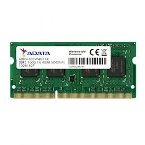 ADATA Premier Series 4GB DDR3 RAM 1600MHz Laptop Memory AD3S1600W4G11-R