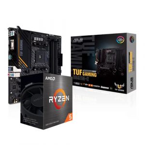 AMD Ryzen 5 5600X Processors   Asus TUF GAMING B550M-E Motherboard Combo Deal