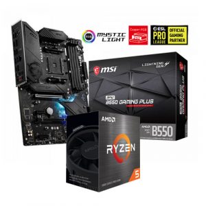 AMD Ryzen 5 5600X Processors   MSI MPG B550 Gaming Plus Motherboard Combo Deals