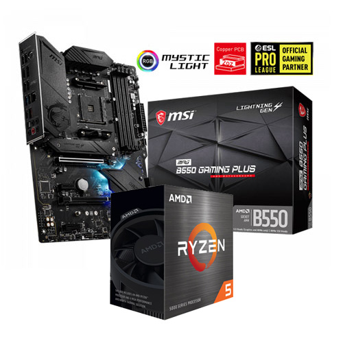 Buy AMD Ryzen 5 5600X Processors MSI MPG B550 Gaming Plus