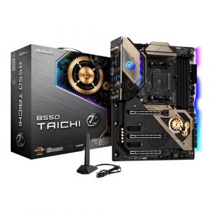 ASRock B550 TAICHI AMD AM4 ATX Motherboard (AMD Socket AM4/3rd Gen Ryzen Series CPU/Max 128GB DDR4 5200MHz Memory)