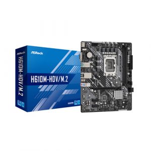 ASRock H610M-HDV/M.2 LGA 1700 DDR4 Micro ATX Intel Motherboard