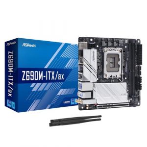 ASRock Z690M-ITX/ax LGA 1700 Intel Z690 DDR4 Mini ITX Intel Motherboard