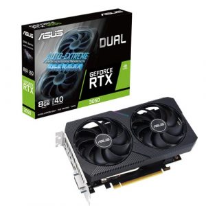 ASUS Dual GeForce RTX 3050 V2 8GB GDDR6 Graphic Card DUAL-RTX3050-8G-V2