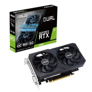 ASUS Dual GeForce RTX 3050 V2 OC Edition 8GB GDDR6 Graphic Card DUAL-RTX3050-O8G-V2