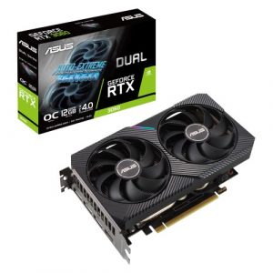 ASUS Dual GeForce RTX 3060 V2 OC Edition 12GB GDDR6 Graphic Card DUAL-RTX3060-O12G-V2