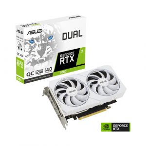ASUS Dual GeForce RTX 3060 White OC Edition 12GB GDDR6 DUAL-RTX3060-O12G-White