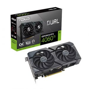 ASUS Dual GeForce RTX 4060 Ti OC Edition 16GB GDDR6 Graphic Card DUAL-RTX4060TI-O16G