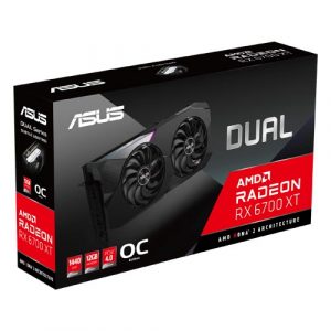 ASUS Dual Radeon RX 6700 XT OC Edition 12GB GDDR6 Graphic Card DUAL-RX6700XT-O12G