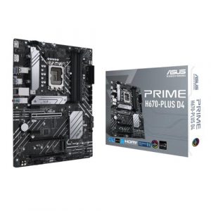 ASUS Prime H670-Plus D4 Intel H670 (LGA 1700) ATX Motherboard