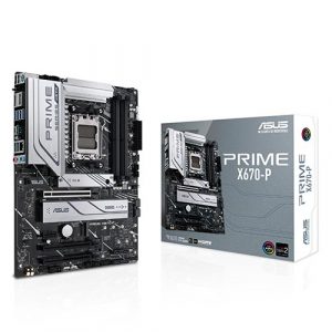 ASUS PRIME X670-P AMD Ryzen X670 AM5 ATX Motherboard