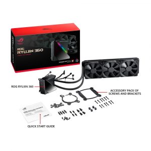 ASUS ROG Ryujin 360 all-in-one liquid CPU cooler with LiveDash color OLED