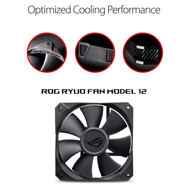 ASUS ROG Ryuo 240 all-in-one liquid CPU cooler with color OLED