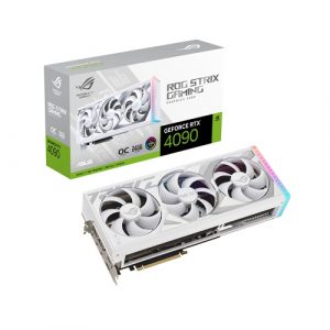 ASUS ROG Strix Gaming RTX 4090 OC 24GB White Graphics Card ROG-STRIX-RTX4090-O24G-White