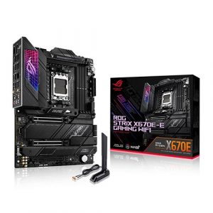 ASUS ROG Strix X670E-E Gaming WiFi AMD Ryzen AM5 ATX X670 Motherboard