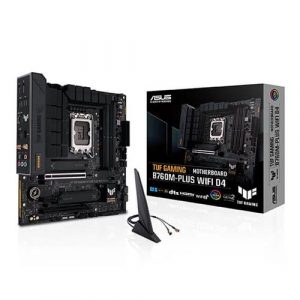 ASUS TUF GAMING B760M-PLUS WIFI D4 Intel B760 LGA 1700 mATX Motherboard