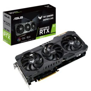 ASUS TUF Gaming GeForce RTX 3060 Ti OC Edition Graphic Card TUF-RTX3060TI-O8G-GAMING