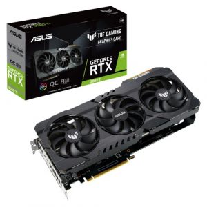 ASUS TUF Gaming GeForce RTX 3060 Ti V2 OC Edition 8GB GDDR6 with LHR Graphic Card TUF-RTX3060TI-O8G-V2-Gaming