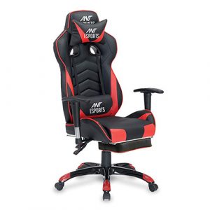 Ant Esports Infinity Plus 2D Red & Black Gaming Chair (Adjustable Armrest, Headrest and Lumbar Support)