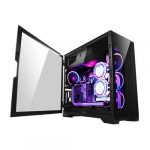 Antec P120 Crystal E-ATX Mid Tower Black Cabinet with Tempered Glass Side Panel