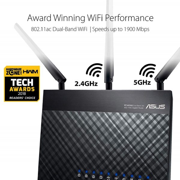 Asus RT-AC68U Wireless Dual-Band AC1900 Gigabit Router