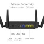 ASUS RT-AX53U (AX1800) Dual Band WiFi 6 Extendable Router