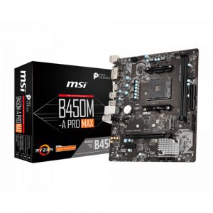 MSI B450M-A PRO MAX AMD B450 m-ATX Motherboard