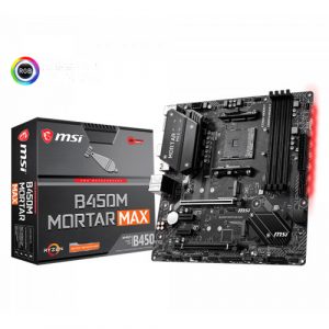 MSI B450M MORTAR MAX Micro ATX AMD B450 Motherboard