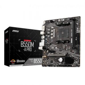 MSI B550M-A PRO AMD B550 Micro-ATX Motherboard