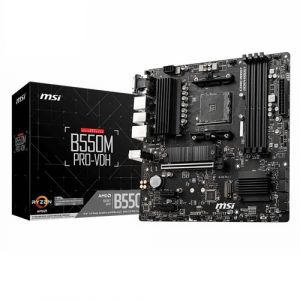 MSI B550M PRO-VDH AMD B550 Micro-ATX Motherboard