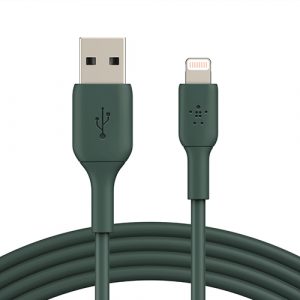 Belkin Boost Charge Lightning to USB-A Cable (1m / 3.3ft, Midnight Green) CAA001bt1MMG