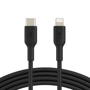 Belkin Boost Charge Lightning to USB Type-C Cable (3.3′, Black) CAA003BT1MBK