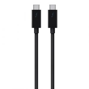 Belkin Thunderbolt 3 Cable (USB-C to USB-C) (60W) (1.5ft/0.5m) F2CD082ds0.5MBK