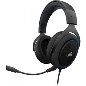Corsair HS50 Stereo Blue Gaming Headset CA-9011172-NA