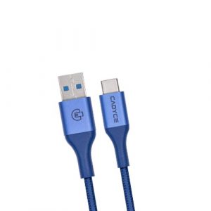 Cadyce USB-C to USB 3.0 A Type Male Cable CA-C3AM – BLUE