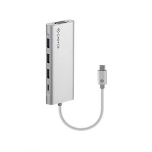 Cadyce Dual USB-C Mini Docking Station for MacBook Pro CA-CU3V