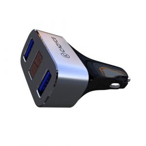 Cadyce Dual USB Car Charger With Display CA-DUCC