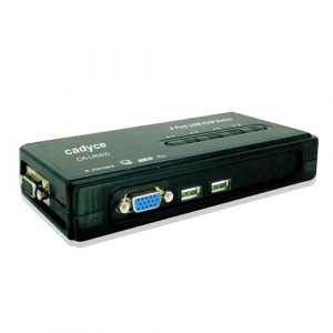Cadyce 4-Port USB KVM Switch CA-UK400