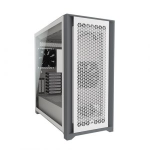 Corsair 5000D AIRFLOW Tempered Glass Mid-Tower ATX White PC Cabinet CC-9011211-WW