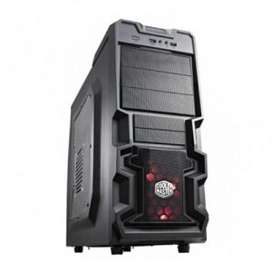 Cooler Master K380 (ATX) Mid Tower Cabinet With TRANSPARENT SIDE PANEL (BLACK) RC-K380-KWN1