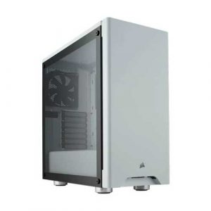 Corsair 275R (ATX) Mid Tower Cabinet With Tempered Glass Side Panel (White) CC-9011182-WW