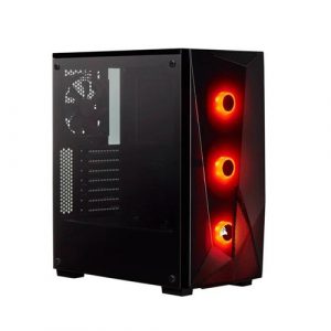 CORSAIR SPEC-DELTA RGB (ATX) MID TOWER CABINET WITH TEMPERED GLASS SIDE PANEL, 3 IN 1 FAN MOLEX CABLE AND RGB LIGHTING CONTROLLER SWITCH CC-9011225-WPG