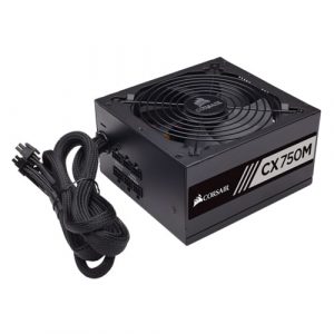 Corsair CX Series CX750M — 750 Watt 80 PLUS Bronze Certified Modular SMPS CP-9020061-NA