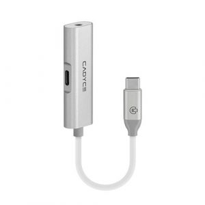 Cadyce USB-C to Audio Adapter   USB-C PD Charging CA-CAUC