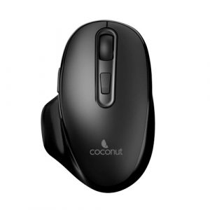 Coconut WM28 Prism Ergonomic Wireless Mouse (6 Buttons, Low Power Consumption)