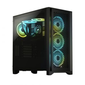 Corsair 4000D AIRFLOW Tempered Glass Mid-Tower ATX Black Cabinet CC-9011200-WW