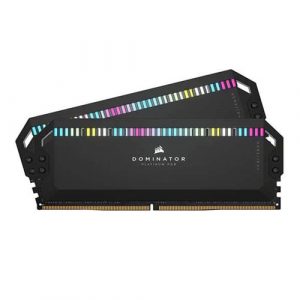 Corsair Dominator Platinum RGB DDR5 32GB (16GBx2) 7000MHz Desktop Memory (Black) CMT32GX5M2X7000C34