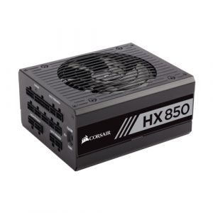 Corsair HX850 850 Watt 80 PLUS PLATINUM Certified Fully Modular PSU CP-9020138-UK