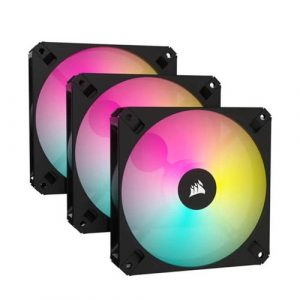 Corsair ICUE AR120 Digital RGB 120mm PWM Cabinet Fan (Triple Pack) CO-9050167-WW